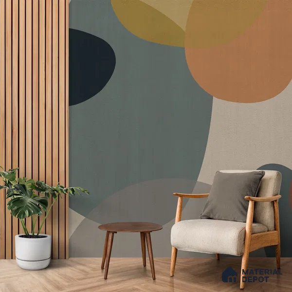 Modern Mosaic Abstract Theme Room Canvas (Customised Wallpaper)