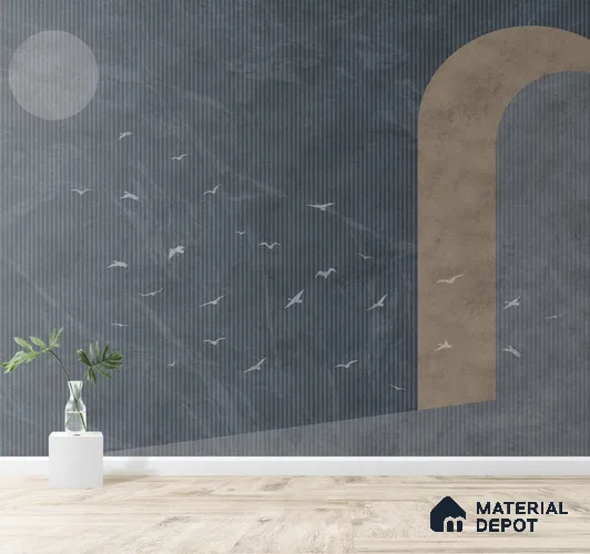 Modern Mood Abstract Design Wall Soft Feel (Customised Wallpaper)