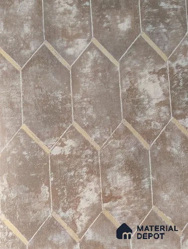 WK2-215 | 10 Meter x 21 Inches Geometric Look Wallpaper - 57.37 Sq. Ft. | Minimum 15% wastage during installation
