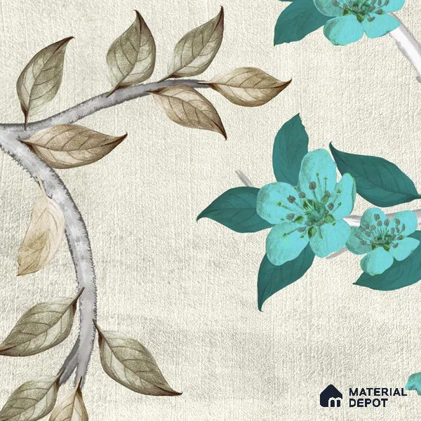 Grandeur in Silver Chinoiserie Handmade Wallpaper for Wall, Customised