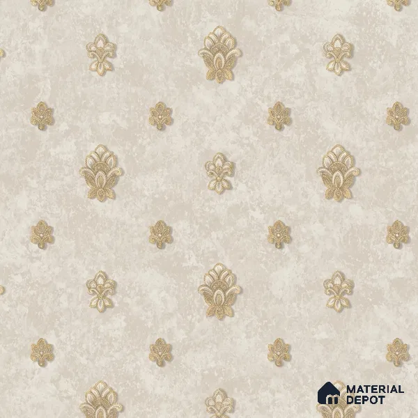 1314 | 10 Meter x 21 Inches Damask Look Wallpaper - 57.41 Sq. Ft. | Minimum 15% wastage during installation