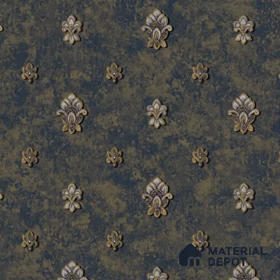 1311 | 10 Meter x 21 Inches Damask Look Wallpaper - 57.41 Sq. Ft. | Minimum 15% wastage during installation