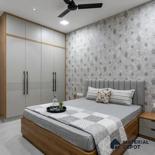 1312 | 10 Meter x 21 Inches Damask Look Wallpaper - 57.41 Sq. Ft. | Minimum 15% wastage during installation