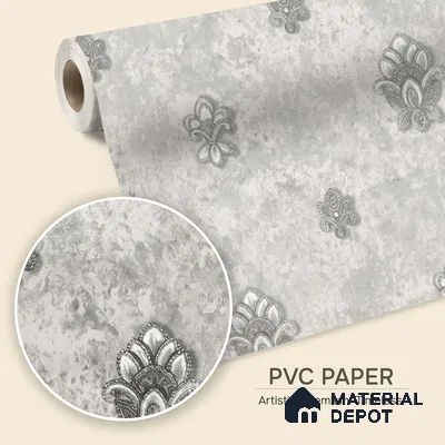 1312 | 10 Meter x 21 Inches Damask Look Wallpaper - 57.41 Sq. Ft. | Minimum 15% wastage during installation