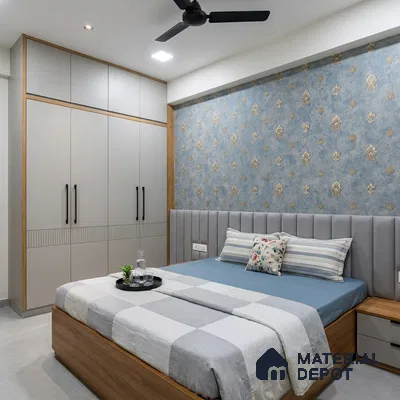 1313 | 10 Meter x 21 Inches Damask Look Wallpaper - 57.41 Sq. Ft. | Minimum 15% wastage during installation