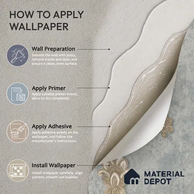 1313 | 10 Meter x 21 Inches Damask Look Wallpaper - 57.41 Sq. Ft. | Minimum 15% wastage during installation