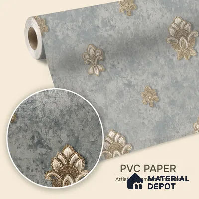 1313 | 10 Meter x 21 Inches Damask Look Wallpaper - 57.41 Sq. Ft. | Minimum 15% wastage during installation