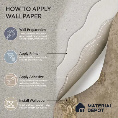 1315 | 10 Meter x 21 Inches Damask Look Wallpaper - 57.41 Sq. Ft. | Minimum 15% wastage during installation