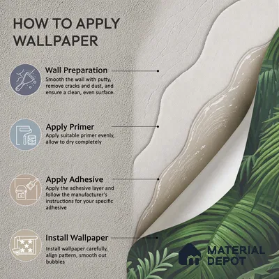 Emerald Green Lush Rainforest Leaves Abstract Serenity Art | WP 03922 Non Woven Matte Finish Tropical Style Premium Customized size Wallpaper | 150 GSM WP01MTF Paper | (MOQ = 30 Sq. Ft.)