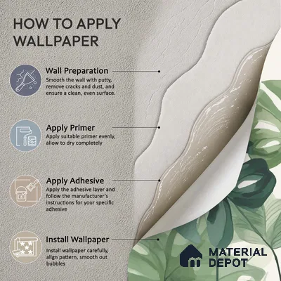 Sage Green Monstera Leaf Abstract Nature Art | WP 03924 B Canvas Texture Finish Tropical Style luxurious Customized size Wallpaper | 250 GSM WP01CNF Paper | (MOQ = 30 Sq. Ft.)
