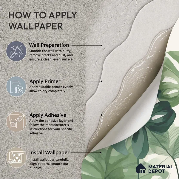 Sage Green Monstera Leaf Abstract Nature Art | WP 03924 B Canvas Texture Finish Tropical Style luxurious Customized size Wallpaper | 250 GSM WP01CNF Paper | (MOQ = 30 Sq. Ft.)