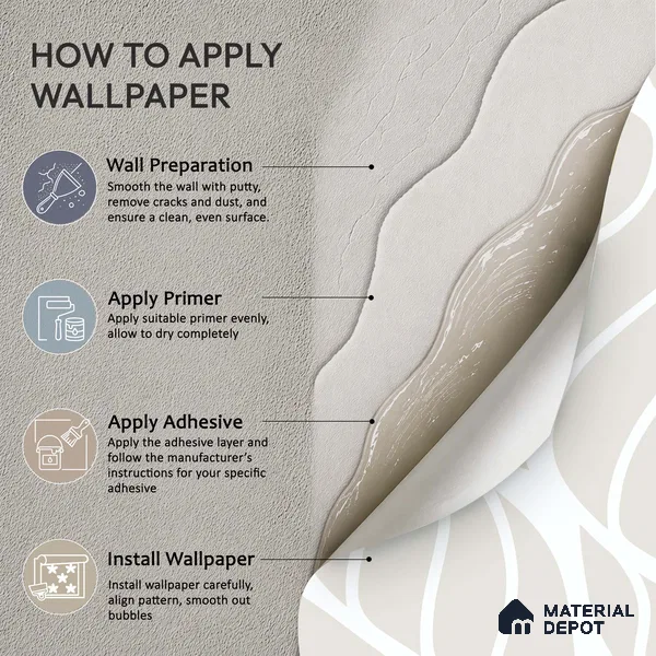 Ivory Beige Abstract Botanical Leaves Leafy Hues Wall Art | WP 03926 Non Woven Matte Finish Tropical Style Premium Customized size Wallpaper | 150 GSM WP01MTF Paper | (MOQ = 30 Sq. Ft.)
