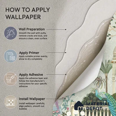 Rani’s Courtyard Reverie Artistic Charm Designer | WP 03976 B Canvas Texture Finish Tropical Style luxurious Customized size Wallpaper | 250 GSM WP01CNF Paper | (MOQ = 30 Sq. Ft.)