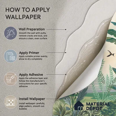 Open Skies Tropical Meadow Mist Nature Art | WP 03987 B Canvas Texture Finish Tropical Style luxurious Customized size Wallpaper | 250 GSM WP01CNF Paper | (MOQ = 30 Sq. Ft.)