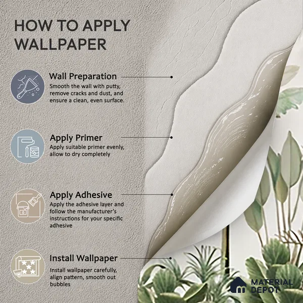 Emerald Banana Grove Tropical Mist Nature Art | WP 04018 B Canvas Texture Finish Tropical Style luxurious Customized size Wallpaper | 250 GSM WP01CNF Paper | (MOQ = 30 Sq. Ft.)