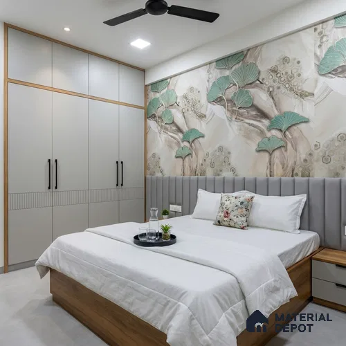 MH 202 | 10 Meter x 21 Inches Florals Look Wallpaper - 57.37 Sq. Ft. | Minimum 15% wastage during installation