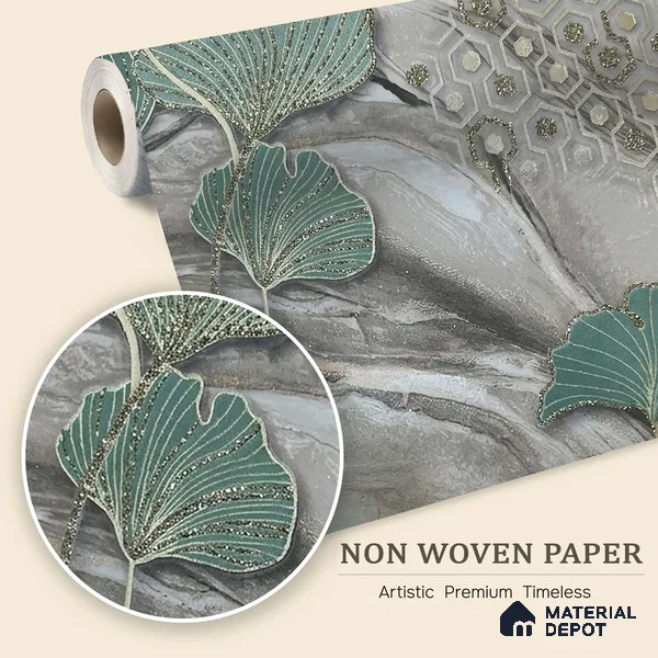 MH 202 | 10 Meter x 21 Inches Florals Look Wallpaper - 57.37 Sq. Ft. | Minimum 15% wastage during installation