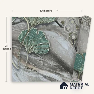 MH 202 | 10 Meter x 21 Inches Florals Look Wallpaper - 57.37 Sq. Ft. | Minimum 15% wastage during installation