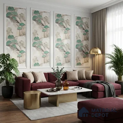 MH 202 | 10 Meter x 21 Inches Florals Look Wallpaper - 57.37 Sq. Ft. | Minimum 15% wastage during installation
