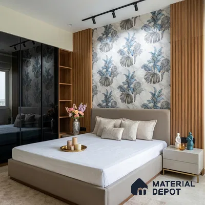 MH 279 | 10 Meter x 21 Inches Florals Look Wallpaper - 57.37 Sq. Ft.