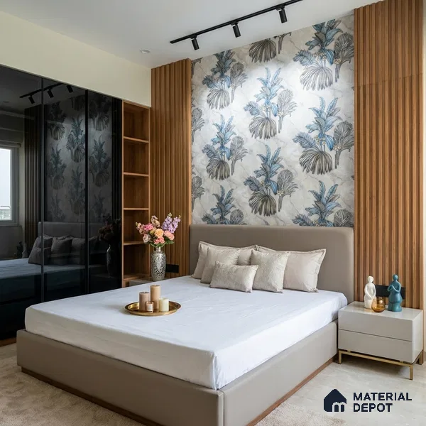 MH 279 | 10 Meter x 21 Inches Florals Look Wallpaper - 57.37 Sq. Ft.