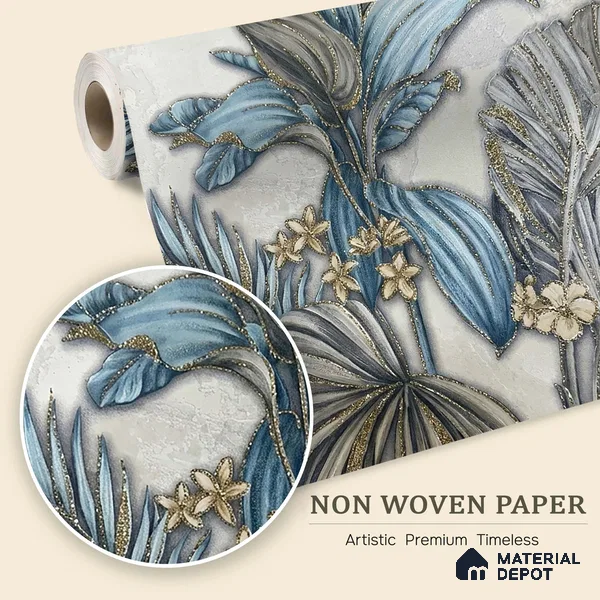 MH 279 | 10 Meter x 21 Inches Florals Look Wallpaper - 57.37 Sq. Ft.