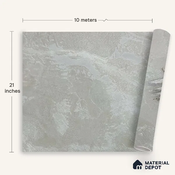 MH 280 | 10 Meter x 21 Inches Florals Look Wallpaper - 57.37 Sq. Ft.