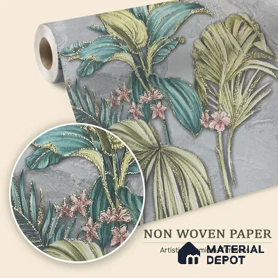 MH 282 | 10 Meter x 21 Inches Florals Look Wallpaper - 57.37 Sq. Ft.