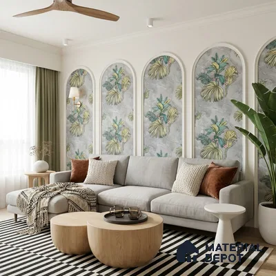 MH 282 | 10 Meter x 21 Inches Florals Look Wallpaper - 57.37 Sq. Ft.