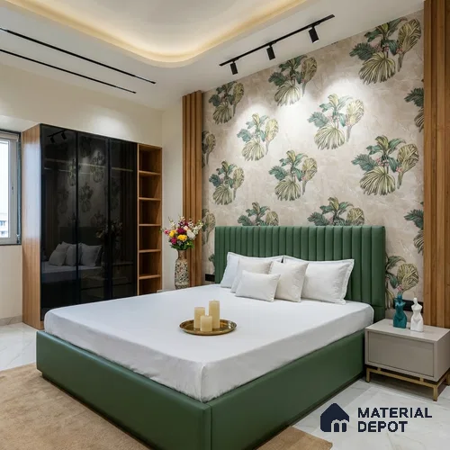 MH 281 | 10 Meter x 21 Inches Florals Look Wallpaper - 57.37 Sq. Ft. | Minimum 15% wastage during installation