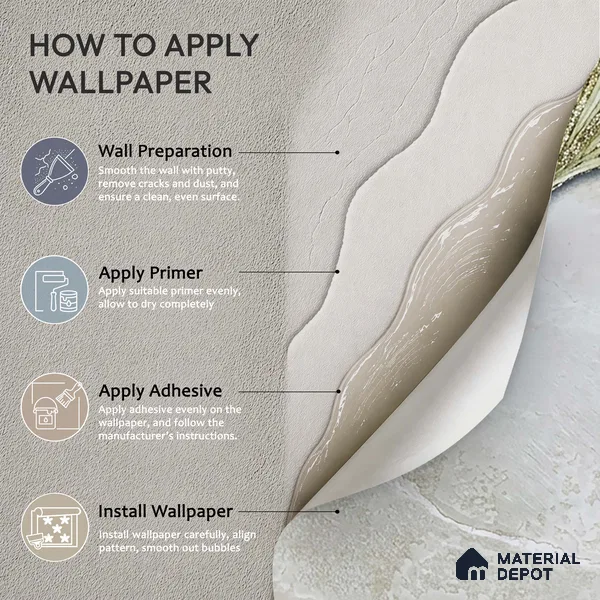 MH 281 | 10 Meter x 21 Inches Florals Look Wallpaper - 57.37 Sq. Ft. | Minimum 15% wastage during installation