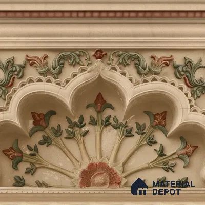 Ram Darbar 3D Sandstone (Customized Size Wallpaper)