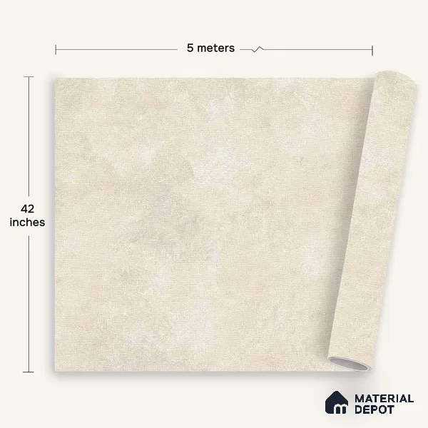 12134 | 5 Meter x 42 Inches Fabric Look Wallpaper - 57.41 Sq. Ft. | Minimum 10% wastage during installation
