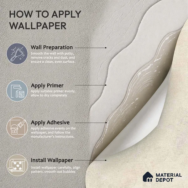 12134 | 5 Meter x 42 Inches Fabric Look Wallpaper - 57.41 Sq. Ft. | Minimum 10% wastage during installation
