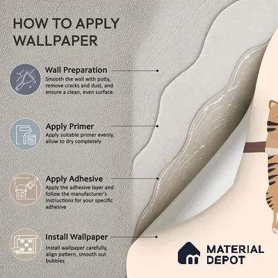 Everyone Rests Together Animals Hanging From Branch | WP 04044 B Non Woven Matte Finish Animal Print Style Premium Customized size Wallpaper | 150 GSM WP01MTF Paper | (MOQ = 30 Sq. Ft.) | Design change not possible