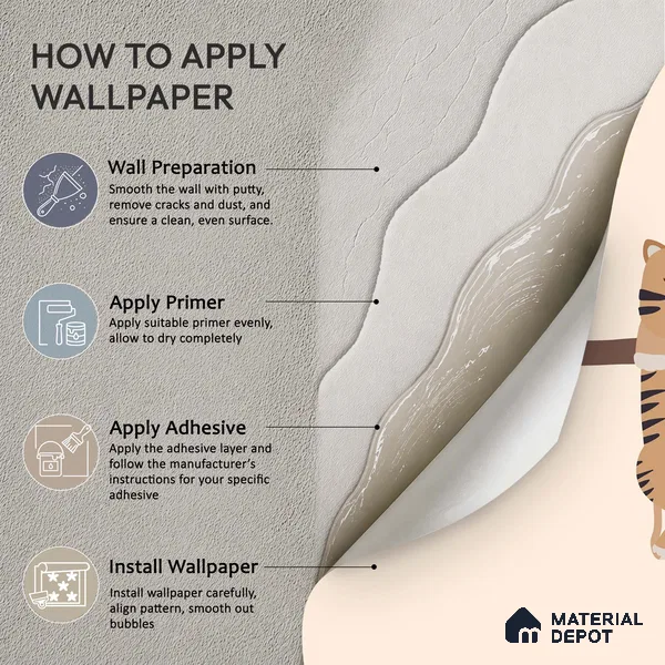 Everyone Rests Together Animals Hanging From Branch | WP 04044 B Non Woven Matte Finish Animal Print Style Premium Customized size Wallpaper | 150 GSM WP01MTF Paper | (MOQ = 30 Sq. Ft.) | Design change not possible