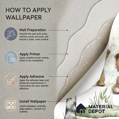 Gentle Side of the Woods Teddy And Deer In Snowy Landscape | WP 04045 B Non Woven Matte Finish Animal Print Style Premium Customized size Wallpaper | 150 GSM WP01MTF Paper | (MOQ = 30 Sq. Ft.) | Design change not possible