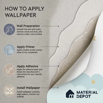Little Star Lullaby Soft Pastel Animal Dreamscape | WP 04066 B Non Woven Matte Finish Space Style Premium Customized size Wallpaper | 150 GSM WP01MTF Paper | (MOQ = 30 Sq. Ft.)