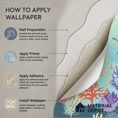 Little Secrets of the Sea Whale And The Aquatic Nature | WP 04087 B Non Woven Matte Finish Nature Style Premium Customized size Wallpaper | 150 GSM WP01MTF Paper | (MOQ = 30 Sq. Ft.)