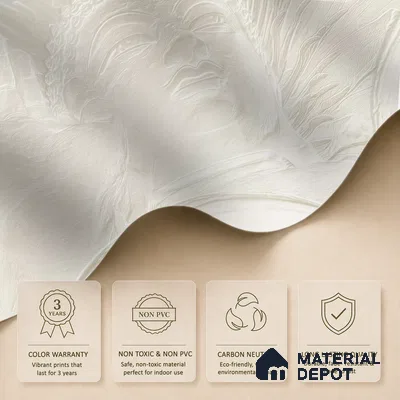 Gesture of Infinite Compassion Mystic Stone Buddha | WP 04097 Non Woven Matte Finish Indian Style Premium Customized size Wallpaper | 150 GSM WP01MTF Paper | (MOQ = 30 Sq. Ft.)