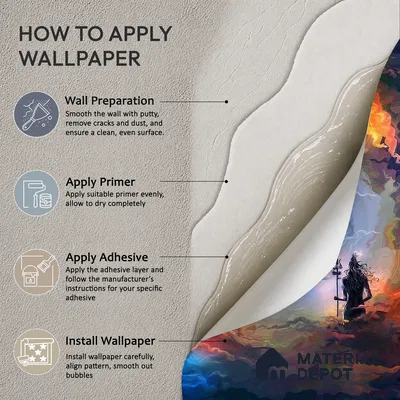 Stillness Before the Storm Shiva | WP 04105 Non Woven Matte Finish Indian Style Premium Customized size Wallpaper | 150 GSM WP01MTF Paper | (MOQ = 30 Sq. Ft.)
