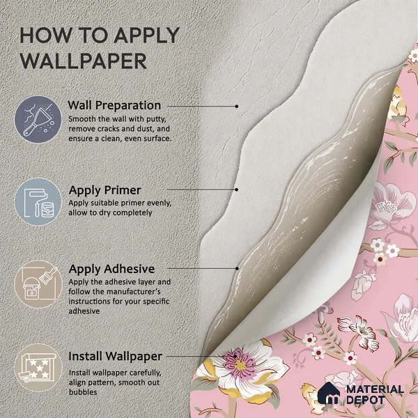 Blossoms in Soft Hush Tropical Orchid Cluster Design | WP 04117 B Non Woven Matte Finish Florals Style Premium Customized size Wallpaper | 150 GSM WP01MTF Paper | (MOQ = 30 Sq. Ft.)