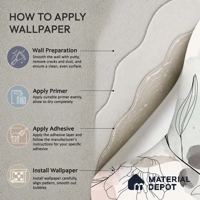 Pause Between Petals Neutral Gray Floral Look | WP 04119 B Non Woven Matte Finish Florals Style Premium Customized size Wallpaper | 150 GSM WP01MTF Paper | (MOQ = 30 Sq. Ft.)