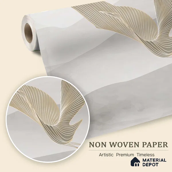 Silent Horizon Daisy Spectrum | WP 04127 B Non Woven Matte Finish Abstract Style Premium Customized size Wallpaper | 150 GSM WP01MTF Paper | (MOQ = 30 Sq. Ft.)