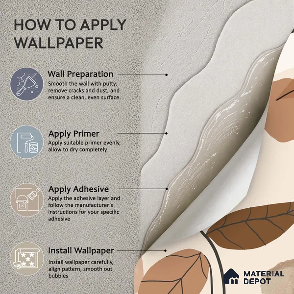 Earthline Botanics Purple Lavender Garden Scape | WP 04137 B Non Woven Matte Finish Tropical Style Premium Customized size Wallpaper | 150 GSM WP01MTF Paper | (MOQ = 30 Sq. Ft.)