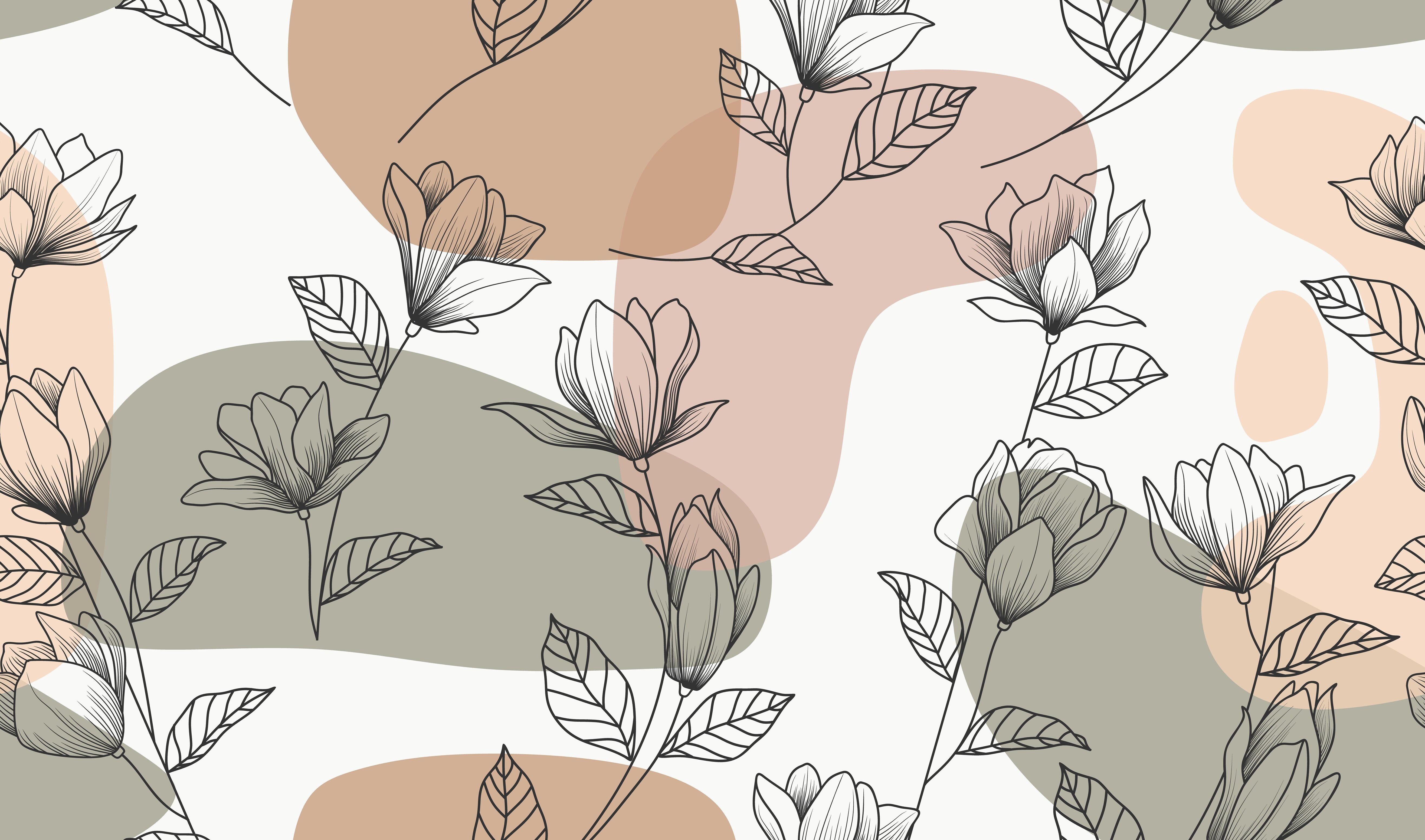 Abstract Petal Play Rich Maroon Botanic Print | WP 04141 B Non Woven Matte Finish Florals Style Premium Customized size Wallpaper | 150 GSM WP01MTF Paper | (MOQ = 30 Sq. Ft.)
