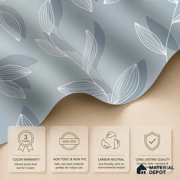Soft Sky Botanica Spring Garden View | WP 04142 B Non Woven Matte Finish Tropical Style Premium Customized size Wallpaper | 150 GSM WP01MTF Paper | (MOQ = 30 Sq. Ft.)