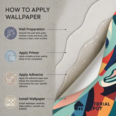 Emotional Geometry | WP 04152 B Non Woven Matte Finish Abstract Style Premium Customized size Wallpaper | 150 GSM WP01MTF Paper | (MOQ = 30 Sq. Ft.)