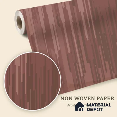 Terracotta Drift Pastel Sketch | WP 04155 B Non Woven Matte Finish Abstract Style Premium Customized size Wallpaper | 150 GSM WP01MTF Paper | (MOQ = 30 Sq. Ft.) | Design change not possible