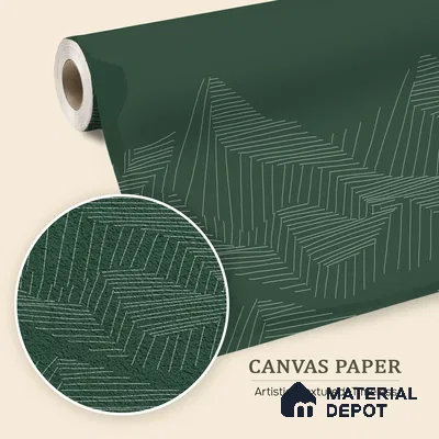 Verdant Topography Natural Art | WP 04156 Canvas Texture Finish Abstract Style luxurious Customized size Wallpaper | 250 GSM WP01CNF Paper | (MOQ = 30 Sq. Ft.)